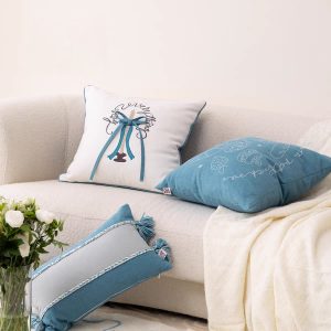Blue Candlelight Baking Cushion Collection